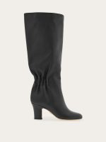 Ferragamo Knee boot with ruched detail - Image 2